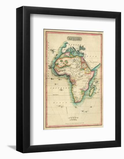 Africa, c.1820-John Melish-Framed Art Print