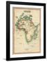 Africa, c.1820-John Melish-Framed Art Print