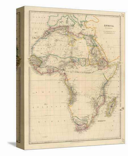 Africa, c.1834-John Arrowsmith-Stretched Canvas