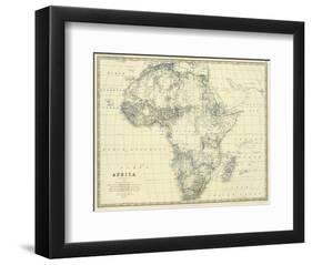 Africa, c.1861-Alexander Keith Johnston-Framed Art Print