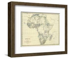 Africa, c.1861-Alexander Keith Johnston-Framed Art Print