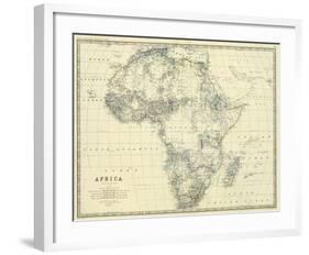 Africa, c.1861-Alexander Keith Johnston-Framed Art Print