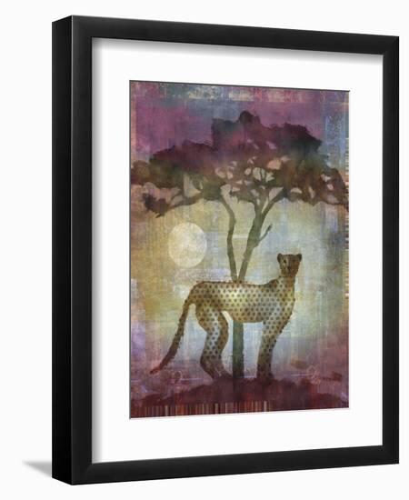 Africa Cheetah-Greg Simanson-Framed Premium Giclee Print