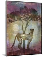 Africa Cheetah-Greg Simanson-Mounted Giclee Print