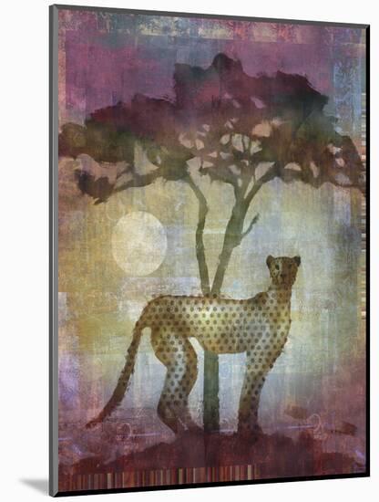 Africa Cheetah-Greg Simanson-Mounted Giclee Print