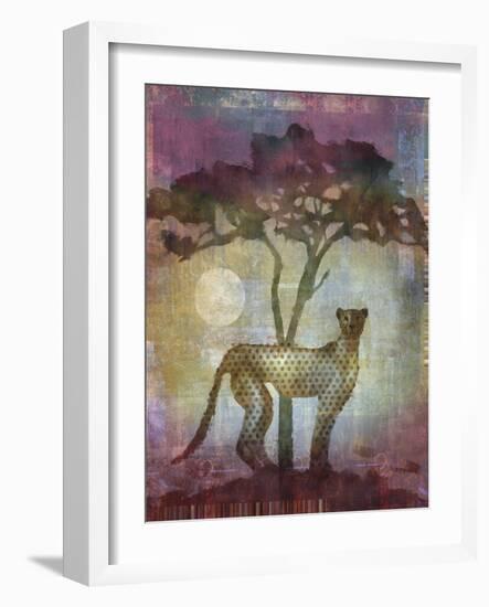 Africa Cheetah-Greg Simanson-Framed Giclee Print