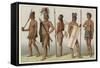 Africa Costume-French School-Framed Stretched Canvas