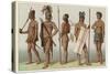 Africa Costume-French School-Stretched Canvas