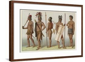 Africa Costume-French School-Framed Giclee Print