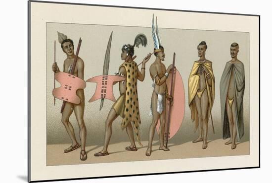 Africa Costume-French School-Mounted Giclee Print