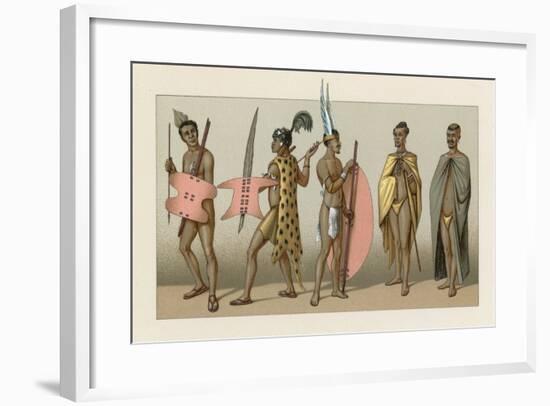 Africa Costume-French School-Framed Giclee Print