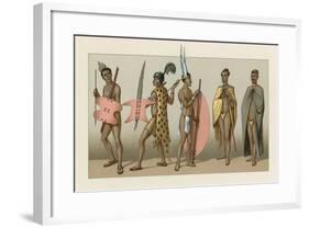 Africa Costume-French School-Framed Giclee Print