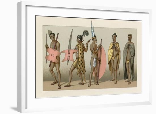 Africa Costume-French School-Framed Giclee Print