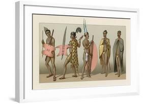 Africa Costume-French School-Framed Giclee Print