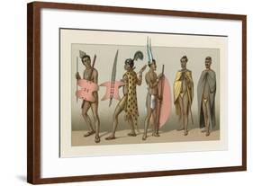 Africa Costume-French School-Framed Giclee Print