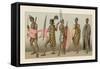 Africa Costume-French School-Framed Stretched Canvas