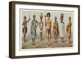 Africa Costume-French School-Framed Giclee Print