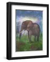 Africa Elephant-Greg Simanson-Framed Premium Giclee Print