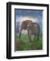 Africa Elephant-Greg Simanson-Framed Premium Giclee Print