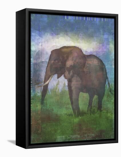 Africa Elephant-Greg Simanson-Framed Stretched Canvas