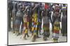 Africa, Ethiopia, Southern Omo Valley. Nyangatom women wear long leather skirts with beadwork.-Ellen Goff-Mounted Photographic Print