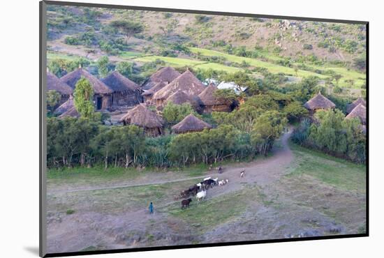 Africa, Ethiopian Highlands, Eastern Amhara, Near Lalibela. Village Near Lalibela-Ellen Goff-Mounted Photographic Print