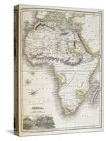 Africa, from A General Atlas of the Several Empires, Kingdoms and States in the World, 1830-N R Hewitt-Stretched Canvas