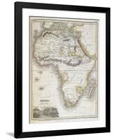 Africa, from A General Atlas of the Several Empires, Kingdoms and States in the World, 1830-N R Hewitt-Framed Giclee Print