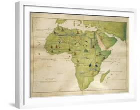 Africa, from the Atlas of Nautical Charts, October 1554-null-Framed Giclee Print