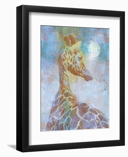 Africa Giraffe-Greg Simanson-Framed Premium Giclee Print