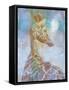 Africa Giraffe-Greg Simanson-Framed Stretched Canvas