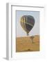 Africa, Kenya, Masai Mara National Reserve. Hot air balloon over savannah.-Emily Wilson-Framed Photographic Print