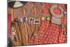 Africa, Kenya, Masai Mara National Reserve, Masai tribal jewelry and ornamentation.-Emily Wilson-Mounted Photographic Print