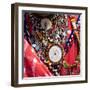 Africa, Kenya, Masai Mara National Reserve. Masai tribal jewelry and ornamentation.-Emily Wilson-Framed Photographic Print