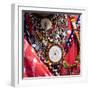 Africa, Kenya, Masai Mara National Reserve. Masai tribal jewelry and ornamentation.-Emily Wilson-Framed Photographic Print