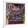 Africa, Kenya, Masai Mara National Reserve. Masai tribal jewelry and ornamentation.-Emily Wilson-Framed Photographic Print