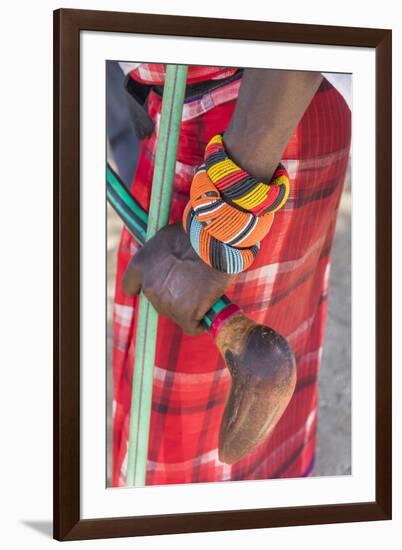 Africa, Kenya, Samburu National Reserve. Tribal handicrafts, jewelry.-Emily Wilson-Framed Photographic Print