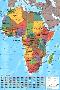 Africa Map Reference Poster-null-Lamina Framed Poster