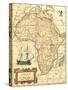 Africa Map-Vision Studio-Stretched Canvas