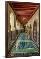 Africa, Morocco, Fes. Ornate and Colorful Hallway-Brenda Tharp-Framed Photographic Print