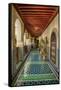 Africa, Morocco, Fes. Ornate and Colorful Hallway-Brenda Tharp-Framed Stretched Canvas