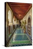 Africa, Morocco, Fes. Ornate and Colorful Hallway-Brenda Tharp-Stretched Canvas