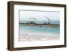 Africa, Mozambique, Bazaruto Islands. Fishermen at the Bazaruto Islands.-Catherina Unger-Framed Photographic Print