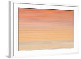 Africa, Namibia. Abstract of Heat Distorting Grassy Plain-Jaynes Gallery-Framed Photographic Print