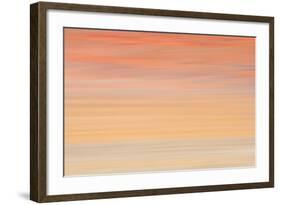Africa, Namibia. Abstract of Heat Distorting Grassy Plain-Jaynes Gallery-Framed Photographic Print