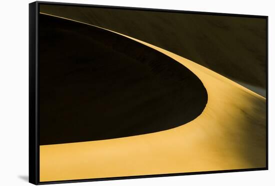 Africa, Namibia. Abstract of Sand Dune Near Walvis Bay-Jaynes Gallery-Framed Stretched Canvas