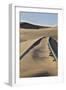 Africa, Namibia, Garub, Railroad Tracks and Drifted Sand-Hollice Looney-Framed Photographic Print