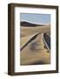 Africa, Namibia, Garub, Railroad Tracks and Drifted Sand-Hollice Looney-Framed Photographic Print