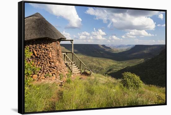 Africa, Namibia. Guest Lodge Overlooks Valley-Jaynes Gallery-Framed Stretched Canvas
