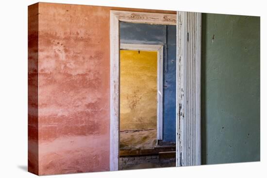 Africa, Namibia, Kolmanskop. Interior of Deserted Home-Jaynes Gallery-Stretched Canvas